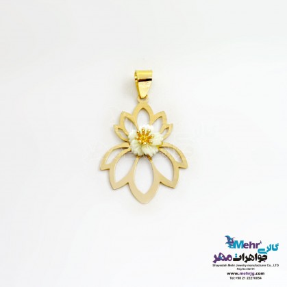 Gold Pendant - Lotus Design-MM1457